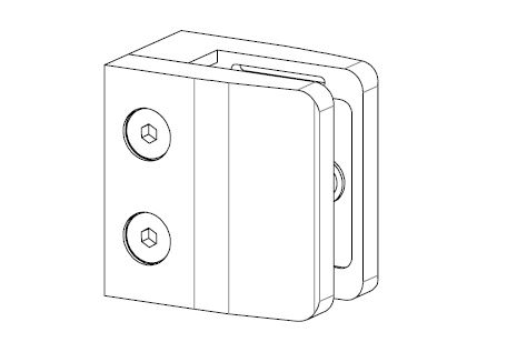 490W10 – SUS316 Square Clamp