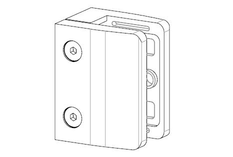 496W10 – SUS316 Rounded Clamp