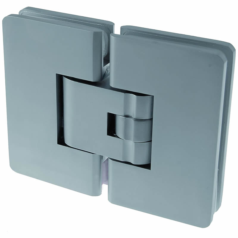 8505R – Adjustable Clicking Shower Hinge – Glass-Glass – 180°