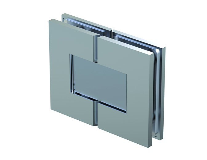 855W5R – Adjustable Clicking Hinge – Glass-Glass