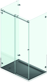 BZQ6 – Hip Zac Kit with Two Fixed Panels – Rectangular Profile